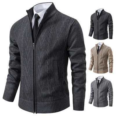 Manteau en maille matelassée pour homme, automne-hiver : chaleur et style