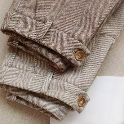 Pantalon ajusté en laine Perquaza™