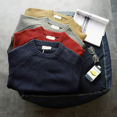 Pull en laine premium Old Money