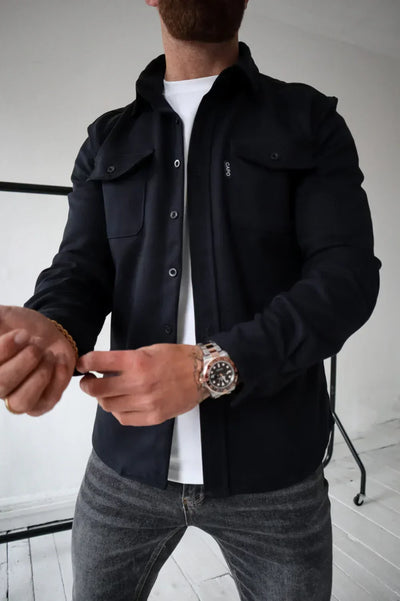 Chemise élégante à manches longues Old Money